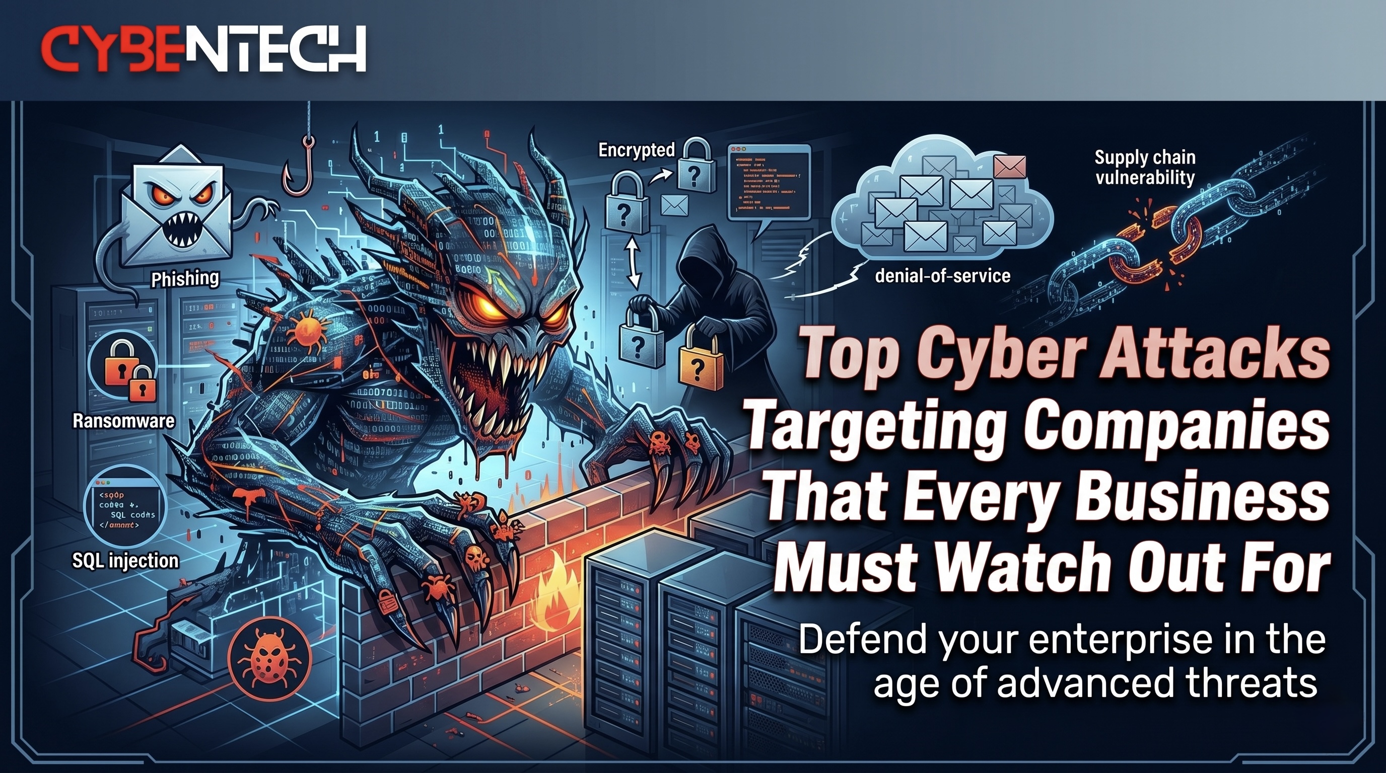 Top Cyber Attacks Targeting Companies That Every Business Must Watch Out For